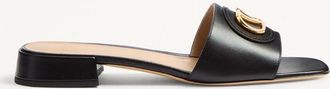 Valentino Garavani VLogo Signature Slide Sandal In Calfskin 20Mm Wo