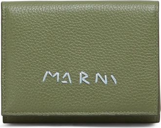 Marni Portafoglio tri-fold - Verde