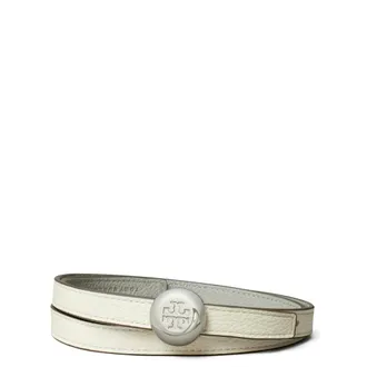 Tory Burch Tory Burch, Belts, female, White, Size: M Romy Reversible Belt