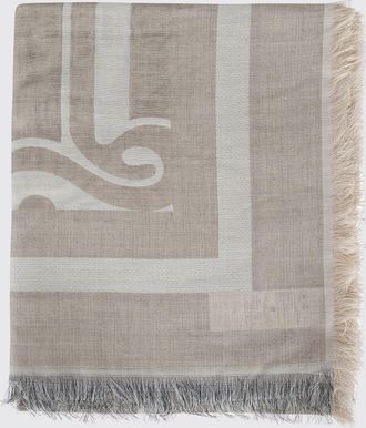 Max Mara Grafisch Patroon Viscose Sjaal