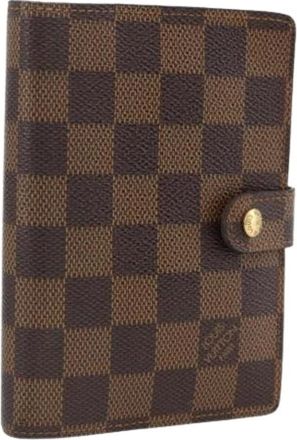Louis Vuitton Pre-owned Wallets, female, Brown, Size: ONE SIZE Pre-owned Day Planner Cover