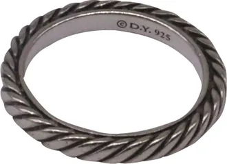 David Yurman Cable Stack Ring in Sterling silver