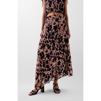 Scalpers Paleleo Print Skirt in Animalprint at Nordstrom, Size X-Small Eu