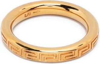 Versace Greek Key Band Ring