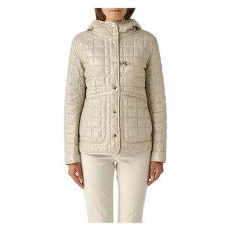 Fay Jassen, Dames, Wit, L, Parka trapuntato SDW+Gancio