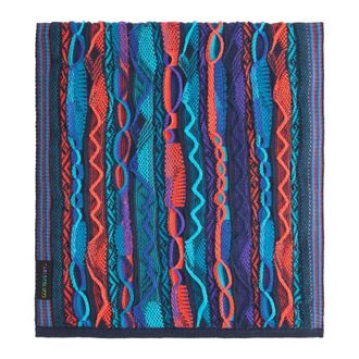 Carlo Colucci Multicolour Knit Scarf - male - Carlo Colucci - Winter Scarves - Blue - ONE SIZE - Accessories