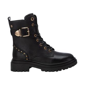 Xti Enkellaarsjes - Dames - Schoenen - Zwart - Maat: 37 EU Leer