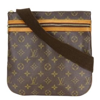 Louis Vuitton Pre-owned Cross Body Bags, male, Brown, Size: ONE SIZE Pre-owned Pochette Bosphore Monogram Shoulder Bag