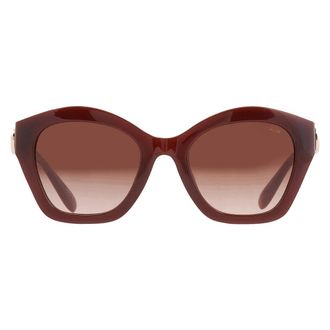 Coach Gradient Brown Geometric Ladies Sunglasses HC8421U 584174 54