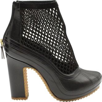 Nike Sacai x Pierre Hardy Mesh Ankle Boots in Black Leather