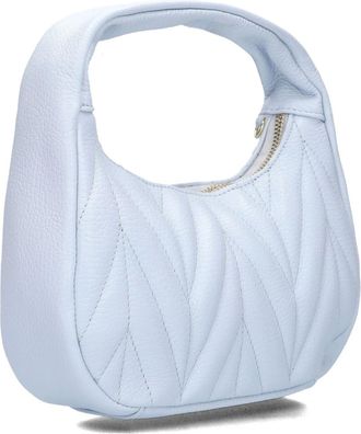 Notre-V Tassen, Dames, Blauw, ONE Size, Polyester, Elegante Blauwe Mabel Handtas