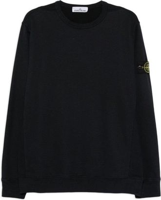 Stone Island Brushed Organic Cotton Fleece Sweatshirt