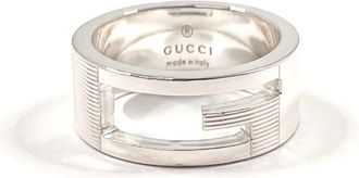 Gucci Silver Silver 925 Band Ring (Pre-Owned)