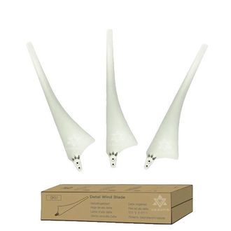OEM Pale Per Turbine Eoliche, Materiale Resistente, Design Aerodinamico, 3 Delta White