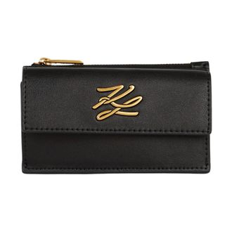 Karl Lagerfeld Dames, Accessoires, Zwart, Maat: ONE Size Leer