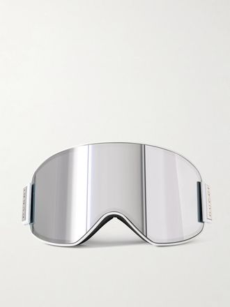 Gucci Maschera Da Sci Specchiata - Argento