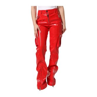 Dolce & Gabbana Mujer, Pantalones, Rojo, Talla: S