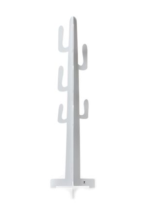 Oresteluchetta Perchero de pie mdf blanco mate 160x42x42 cm