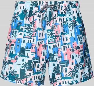 Boardies Badehose im Allover-Look Modell Vacay Villas in Ocean, Gr&ouml;&szlig;e XXL