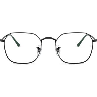 Ray-Ban Jim 53mm Irregular Optical Glasses in Black at Nordstrom