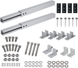 OEM Kit De Montaje De Aluminio Para Panel Solar, Kit De Montaje De Techo Plano Ajustable Personalizado Para Techos Planos, Paredes, Barcos, Caravanas (sop