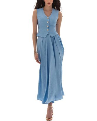 BGL Fashion Vest & Skirt Set