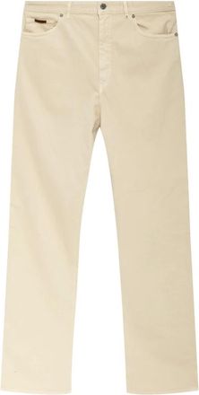 Moncler Jeans, Heren, Beige, XL, Katoen, Stretch Cotton Pant