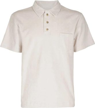 Howlin Vintage Psychedelisch Shirt - Heren - Polos - Wit - XL - Katoen - Tops
