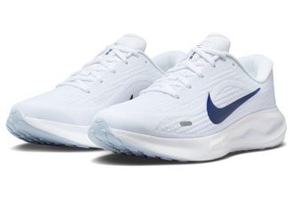 Nike Journey Run Womens Shoes White/Black/Hydrogen Blue/Pearl Pink : 10.5 B - Medium, Textile