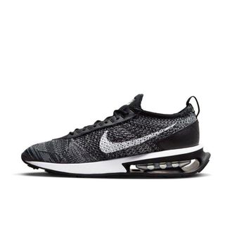 Nike Air Max Flyknit Racer Mens Fashion Trainers Sneakers Shoes DJ6106 (Black/White 001) UK8 (EU42.5)