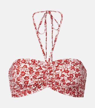Isabel Marant Top bikini con stampa
