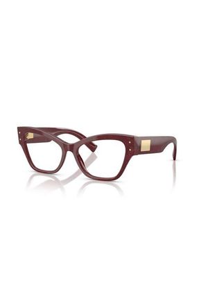 Dolce & Gabbana 54mm Butterfly optical glasses in Multicolor at Nordstrom