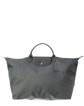 Longchamp Le Pliage Green Large Canvas Travel Bag