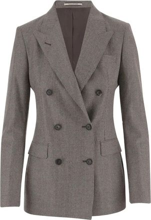 Tagliatore Parigi Jas - Dames - Blazers - Grijs - S - Wol - Jassen