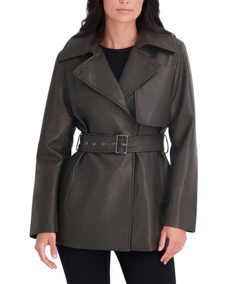 Kenneth Cole Faux Leather Jacket