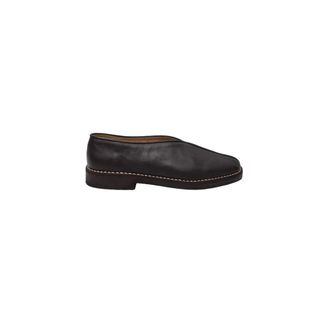 Christophe Lemaire Mocasines de Crep&eacute; con Ribete - Shoes - Hombre - Marr&oacute;n - 43 1/2 EU