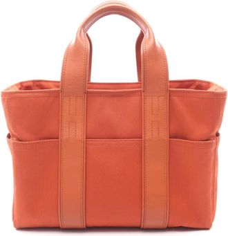 Herm&egrave;s Pre-owned Hermes Toile and Chevron Acapulco PM Ladies K6ZFODUL10SHWYJE