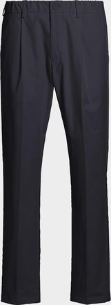 Herno Elasticized Waistband Straight-Leg Pants