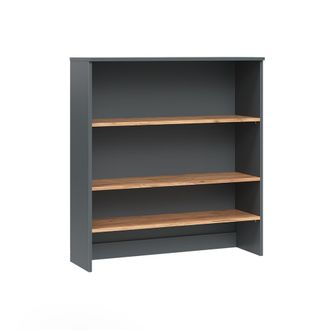 Vicco Mueble De Ba&ntilde;o Viktor, Antracita/roble Dorado, 93.6 X 100.4 Cm Con Estantes Abiertos