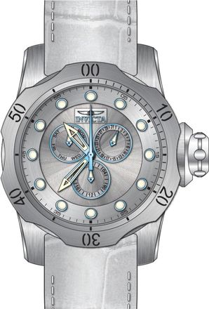 Invicta Venom 49173 Heren Horloge - Quartz Uurwerk - Roestvrij Staal met zilveren Wijzerplaat - 54mm