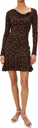 Rails Celano Mini Dress In Cocoa Polka Dots