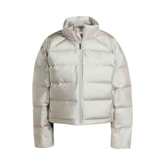 adidas W Holiday D JKT - Dames - Ski Jassen - Grijs - M - Polyester - Fitness