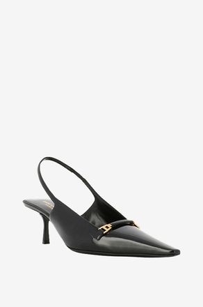 Saint Laurent Lackleder-Slingback-Pumps Carine 55