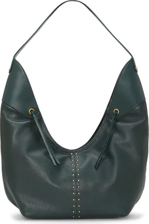 Vince Camuto Ganya Leather Hobo Bag in Blue 01 at Nordstrom
