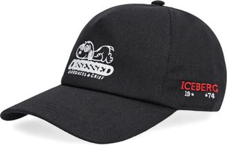 Iceberg embroidered-graphic baseball cap - men - Cotton/Polyester - One Size - Black
