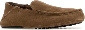 Tod's Mens Mud Suede Loafers Nocechiaro Sneaker