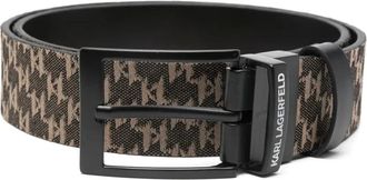 Karl Lagerfeld Gespriem met logo - Beige