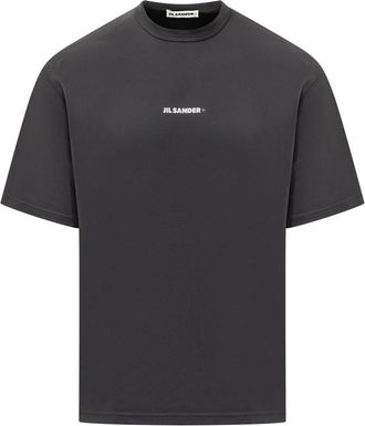 Jil Sander Plus Logo Active T-Shirt - Heren - T-shirts - Zwart - S - Polyester - Tops