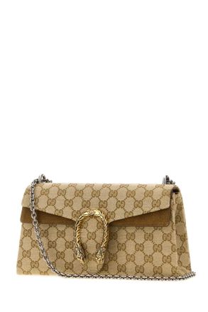Gucci Dionysus Fabric Shoulder Bag - Beige