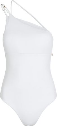 Max Mara Chappa One-shoulder Swimsuit - White - Iib (UK8-10 / S)